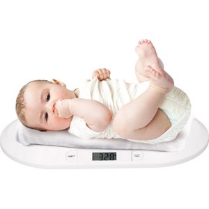 Grundig Babyweegschaal - Digitaal - 10 Gram Nauwkeurig - Max 20 Kilo - Tare-Functie - Wit