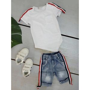 Baby jongens 2 delig setje, verkrijgbaar in de maten 68 t/m 104