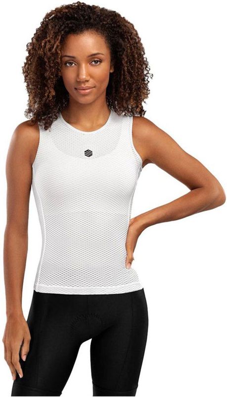 Siroko - Train Force - Mouwloos Basislaag - Wit