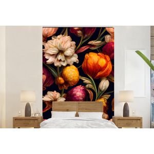 Bloemen - Planten - Kleuren - Wit - Behangpapier