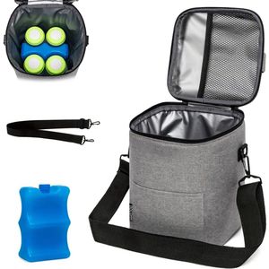 Dutchers.® Kolftas - Duurzame Oxford Stof - + Koelelement Inbegrepen - Ruimte voor 4 flesjes - Koeltas Borstvoeding - Kolftas Moedermelk - Koeltas Baby - Koeltas Kolf - Kolftas - Thermisch Geïsoleerd - Stijlvol & Praktisch - Gemakkelijk mee te nemen!
