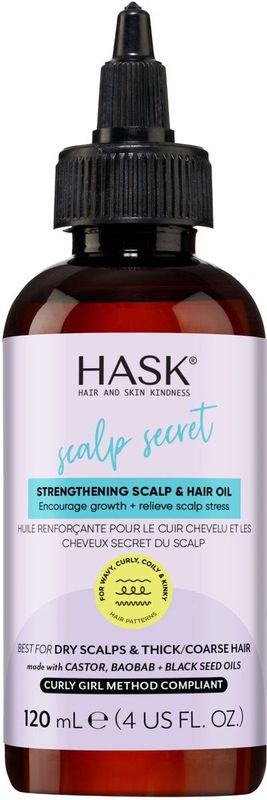 Hask - Scalp Secret - Haarolie - 120ml - Versterkt Hoofdhuid en Bevordert Haargroei