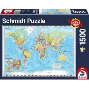 Schmidt Spiele 58289 puzzel Legpuzzel 1500 stuk(s) Kaarten