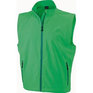 James and Nicholson Heren Softshell Vest (Groen)