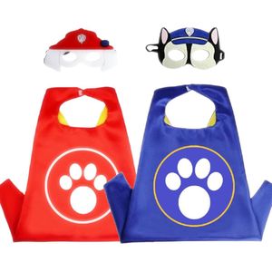 Paw Patrol Capes - Set van 2 - Chase & Marshall Cape - Carnavalskleding kinderen - Verkleedpak - Kostuum Masker - Verkleedkleren Kinderen - 2 STUKS