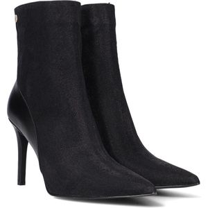 Notre-V - 17535 - Enkellaarsjes - Zwart - Glitter Tex