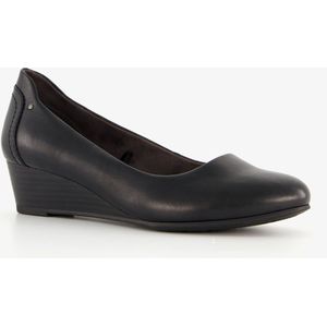 Softline dames ballerina's met sleehak zwart - Maat 39