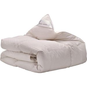 D'Orveige Dons Dekbed - Enkel - 100% Dons (Warmteklasse 1) - Eenpersoons - 140x220 cm - Wit