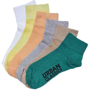 Urban Classics - High Sneaker 6-Pack sunsetcolor Sokken - 47/50 - Multicolours
