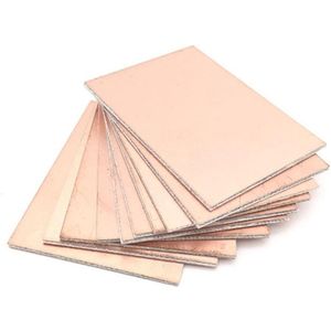 10pcs Copper Clad Plate Laminate - 100x150mm - Single Sided Copper Sheet - PCB Circuit Board - Industrieel Solder Onderhoud