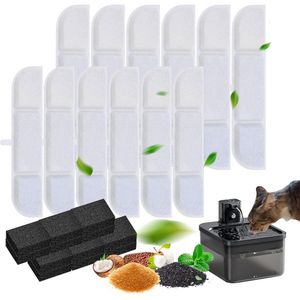 12 stuks kattenfonteinfilters voor FurSink 1.0 & FurSink 2.0 drinkfontein voor katten (DPWFP6) - bevat 12 verpakkingen reservefilters 12 verpakkingen voorgefilterde sponzen