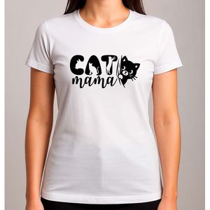 Kitty Mom - T Shirt - Cat - CuteCat - CatLover - CatLife - Kat - LieveKat - GrappigeKat - KattenLiefhebber - BestMom - MamaLeven