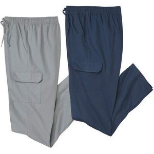 ATLAS FOR MEN - Set van 2 cargobroeken - Heren - Verkrijgbaar in grote maten - XL