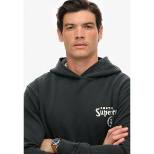 Superdry - M2014390A - Sweater - Wit - Tokyo Narrative - Casual - Katoen