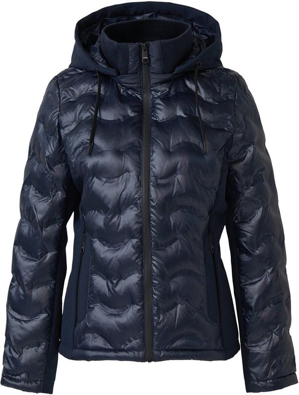 s.Oliver - Tussenjas - Navy - Gewatteerde Jas - Slanke Pasvorm