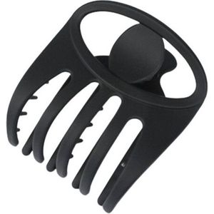 Stijlvolle haarklem - mat zwart