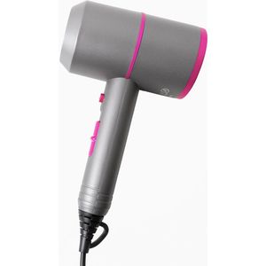 MLN Ionische Haardroger - Fohn - Coolshot Technologie - 3 standen - Fohn met diffuser - Krachtig - Zwart