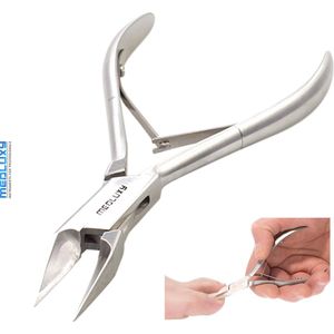 MEDLUXY® - Nageltang - Hoektang - Spits Rechte Bek - 13 cm - MP0254 ( ingegroeide nagels , nagelhoekjes , nagelknipper)