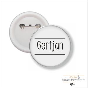 Button Met Speld 58 MM - Gertjan