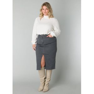 YESTA rok Riva denim knielang