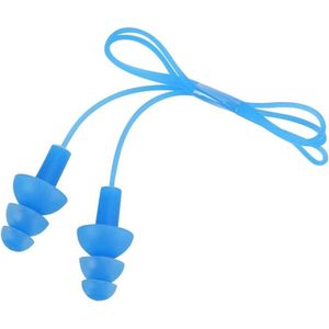All-ecto plus - Waterdichte oordopjes van zachte siliconen met kabel, ruisonderdrukking, zwemmen, hoogwaardige stof - Geschikt voor sportactiviteiten