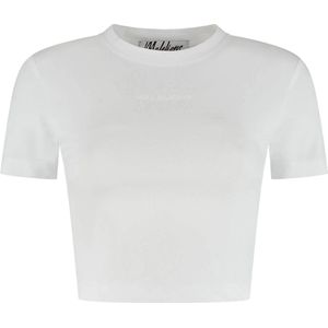 Malelions - Women Cropped Top - Wit