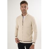 Felix Hardy Vest Met Rits - Cardigan - 100% Katoen Heren Beige - 2Xl