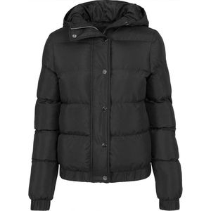 Urban Classics - Hooded Gewatteerd jack - XL - Zwart