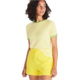 Marmot Switchback T-shirt Met Korte Mouwen Geel S Vrouw