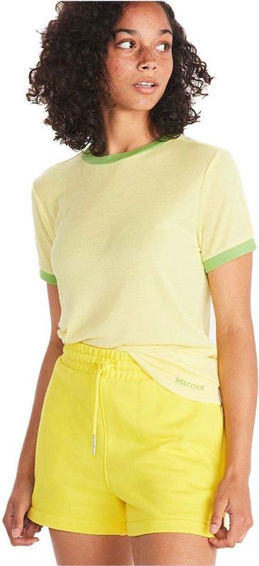 Marmot Switchback T-shirt Met Korte Mouwen Geel S Vrouw