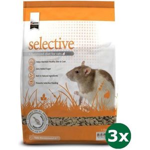 3x1,5 kg Supreme science selective rat / mouse