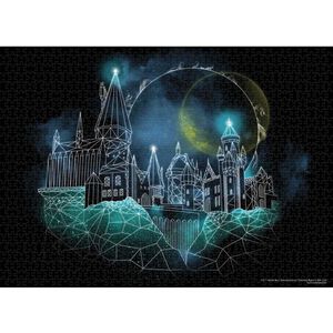 Harry Potter: Magic of Hogwarts Glow - Puzzle - Puzzel 1000 Stukjes - Glow in the dark - USAopoly