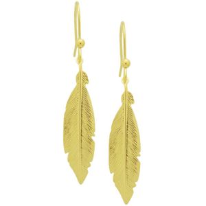 Glams oorhangers veer franse haak - Zilver