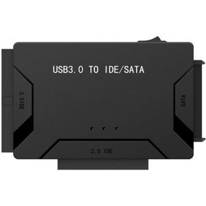 Ide Sata Naar Usb3.0 Adapter Harde Schijf Adapter Voor 2.5""/3.5""Idt/Sata Harde Schijf Schijven 12V 2A Ondersteuning 2Tb