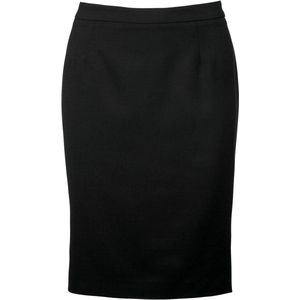 Kariban - K732 - Kokerrok - Zwart - 64% Polyester, 34% Viscose, 2% Elasthan