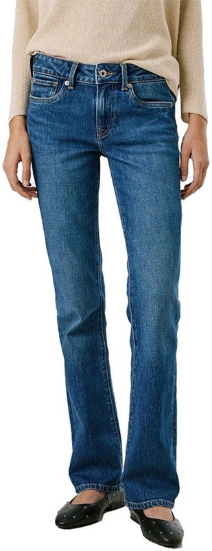 Pepe Jeans - Bootcut Fit - Lage Taille Jeans - Blauw
