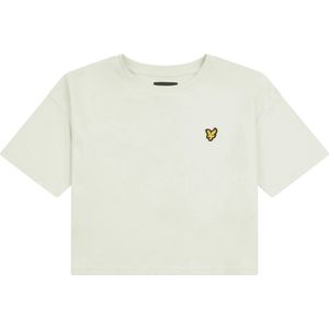 Lyle & Scott Boxy Ss W/b Lenght Tee Tops & T-shirts Meisjes - Shirt - Groen - Maat 170/176