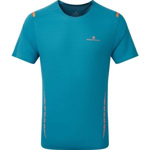 Ronhill - Heren Hardloopshirt - Tech Race S S Tee - Petrol Legion Blue