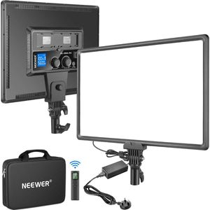 Neewer® - NL288 LED-videolamp met 2.4G-Afstandsbediening - 45W 4800LM 3200K-5600K CRI 97+ Tweekleurig dimbaar Zacht LED-lamp voor YouTube TikTok - Game Video Live Stream - Fotografie (batterij niet inbegrepen)