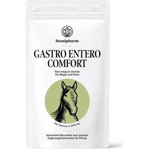 Sensipharm Gastro Entero Comfort Paard - Voedingssupplement voor Maag en Darmen bij Diarree en Koliek - 180 Tabletten à 1000 mg