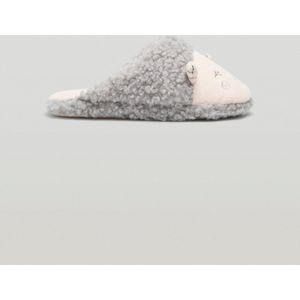 Kinder sloffen laag model | dieren | grijs creme | kwaliteit YM