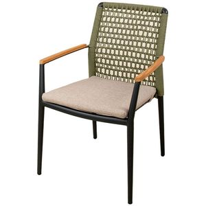 Oosterik home - Masonville dining stoel midnight grey forest green