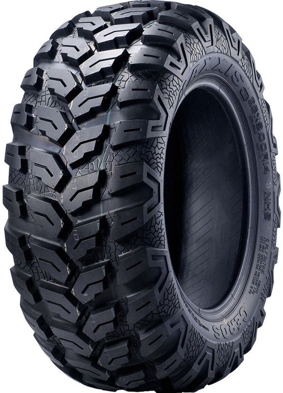 Maxxis Ceros Mu07/mu08 E-marked 6pr Quad Voorband Zwart 27 x 9.00 / R14