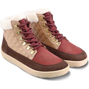 Be Lenka - Olivia - Blotevoetenlaarzen - Taupe - Leer - Gouden Details