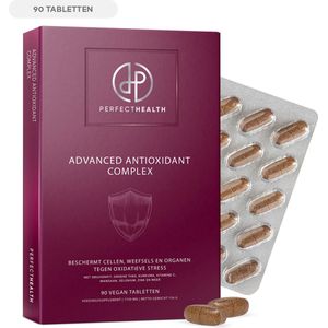 Perfect Health - Anti Oxidanten Complex Supplementen - Hoog Gedoseerd - 90 Tabletten - Vegan
