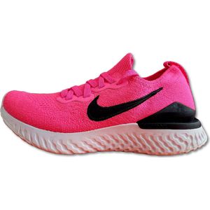 Nike Epic React Flyknit 2 - Hardloopschoenen Dames - Maat 35.5 - Roze/Zwart