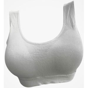 Comfort Bra - Beha Top van Viscose - 6760 - S/M wit