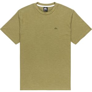 Quiksilver - Slub Roundneck T-shirt - Groen - Katoen - Korte Mouwen