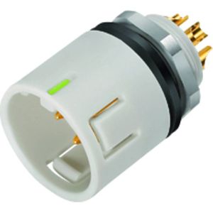 Stekker - Groen - PA - Ronde Subminiatuurconnector - 4 Polen - 1 Stuk