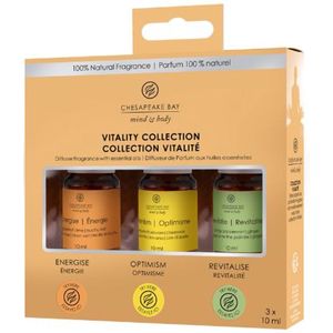 Chesapeake Bay Ultrasonic Aroma Oil 3-pack Vitality